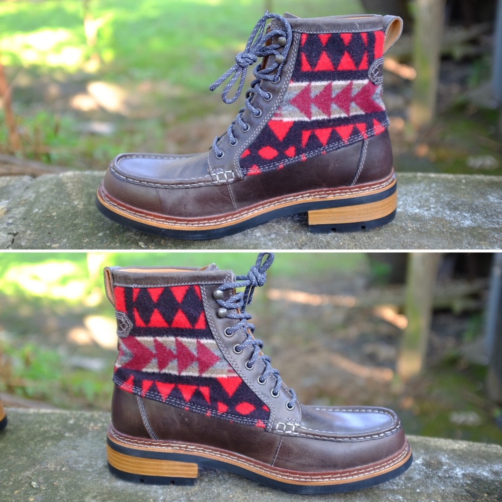 Clarks x Pendleton Ottawa Peak Boots NEW - Picture 5 of 7